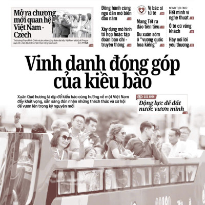 Nhật báo Người Lao Động từ ngày 13-01-2025 đến 19-01-2025