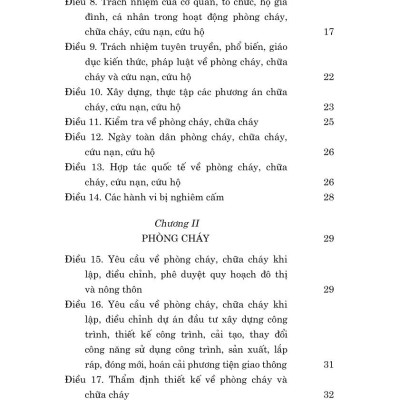 Luật phòng cháy, chữa cháy và cứu nạn, cứu hộ năm 2024 - bản in 2025