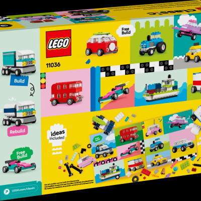 Đồ Chơi Lắp Ráp Bộ Gạch Chi Tiết Chủ Đề Phương Tiện Xe - Creative Vehicles - Lego Classic 11036 (900 Mảnh Ghép)