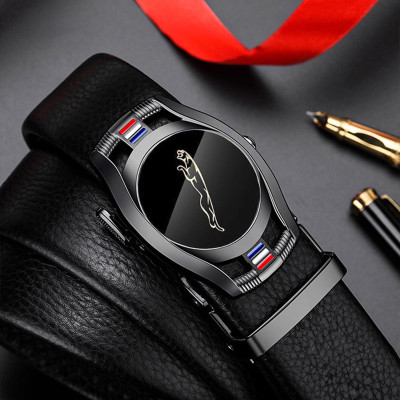 Dây nịt nam, thắt lưng nam dây da cao cấp khóa tự động tiện lợi - Thiết kế mặt cách điệu cá tính MBC89