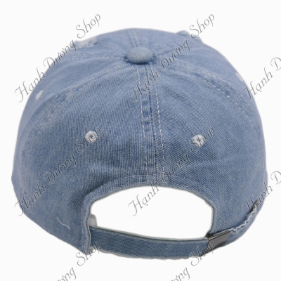 Nón jean bụi, mũ lưỡi trai jean, nón kết jean rách thời trang cá tính nhiều màu phù hợp cả nam và nữ