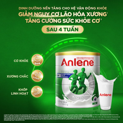 Combo 3 Sữa Bột Anlene Hương Vanilla (Hộp giấy 1200g)