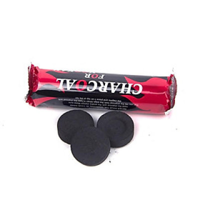 GÓI 10 VIÊN Than hoạt tính đốt trầm / Than đốt trầm hương xông nhà dạng viên nén, sạch, mồi nhanh, cháy lâu, cháy đều