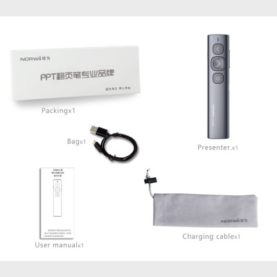 Bút trình chiếu không dây KNORWAY N95 SPOTLIGHT, Tia laser kỹ thuật số cao cấp - Hàng nhập khẩu