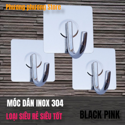 COMBO MÓC DÁN TƯỜNG INOX 304 CAO CẤP – KHÔNG CẦN KHOAN, CHỐNG GỈ, CHỊU LỰC CỰC TỐT