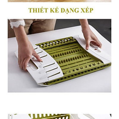 Kệ Đựng Chén Dĩa và Đồ Dùng Nhà Bếp Rất Tiện Lợi