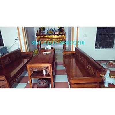 trường kỉ gỗ hương đá 217cm