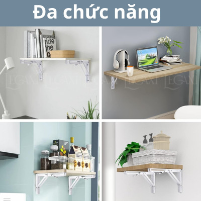 Giá Đỡ Bản Lề Gập, Giá Ke Góc Gập Đỡ Bàn Chữ K Gấp Gọn Treo Tường Pát Ke Đỡ Khay Kệ Nhà Bếp Phòng Khách Legaxi