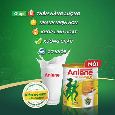 Sữa Bột Anlene Gold Hương Vanilla (Hộp Thiếc 800g)