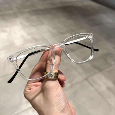 Kính thời trang Mắt vuông trong suốt nhỏ thời trang Korea