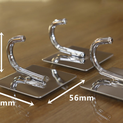 COMBO MÓC DÁN TƯỜNG INOX 304 CAO CẤP – KHÔNG CẦN KHOAN, CHỐNG GỈ, CHỊU LỰC CỰC TỐT