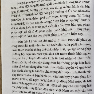Bình luận khoa học Luật Ban hành văn bản quy phạm pháp luật năm 2015 (được sửa đổi, bổ sung năm 2020) - Lý thuyết, thực định và thực tiễn