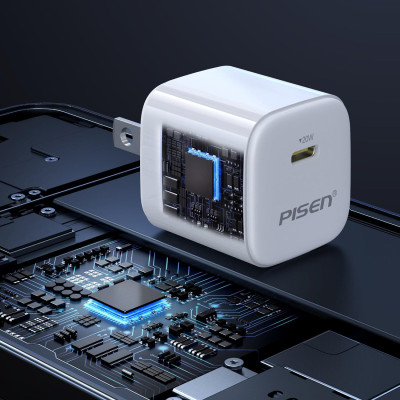 Sạc Nhanh Pisen Quick - Mr White Tiny USB-C 20W