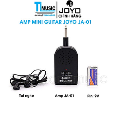 JOYO Mini Amply Guitar JA-01 - Bộ Khuếch Đại Âm thanh Guitar Mini ( Kèm Pin và Tai nghe ) - Hàng chính hãng