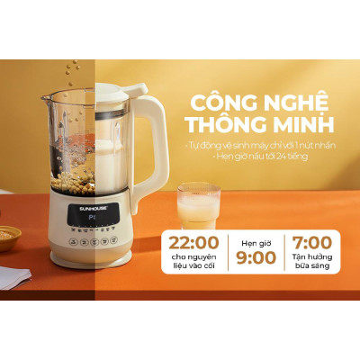 Máy làm sữa hạt đa năng Sunhouse SHD5261 - Hàng chính hãng