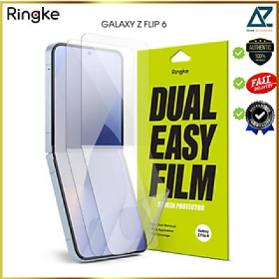 Combo 2 Miếng Dán màn hình RINGKE Dual Easy Film cho Samsung Galaxy Z Flip 6_ Hàng chính hãng