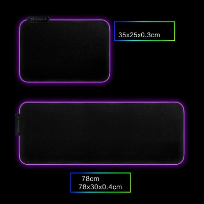 Lót chuột Led RGB Nhiều kích thước cho máy tính Laptop hàng nhập khẩu