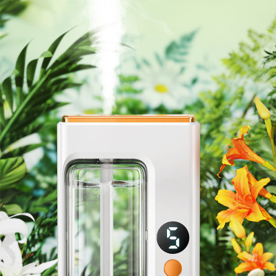 Máy phun sương tinh dầu Rhino H601 tạo ẩm 5 chế độ, tích điện, nhỏ gọn, dán tường - Hàng chính hãng