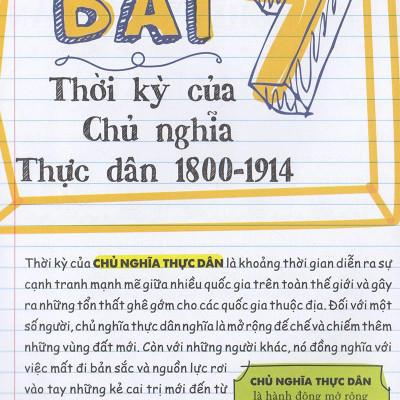 Muốn Học Giỏi Lịch Sử Không? Tớ Cho Cậu Mượn Vở - Tập 3: Cận Hiện Đại (Tái Bản)