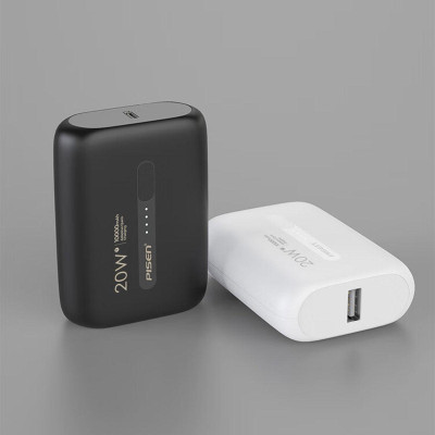 Sạc Dự Phòng Pisen Quick - Power Tiny 20W 10000mAh - Pisen TS-D304 - Màu Đen