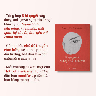 Sách - Là Người Phụ Nữ Không Thể Chối Từ - 8 Bí Quyết Xây Dựng Nội Lực Và Sự Tự Tin Bền Vững