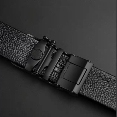 Dây nịt nam cao cấp, thắt lưng nam thời trang khóa tự động dây da bền đẹp mẫu HOT