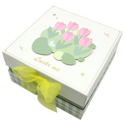 Hộp Quà Vuông Nắp Rời Size Vừa 18 x 18 cm - Zhe Jang NC06-52