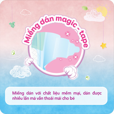 Tã Dán Bobby Siêu Mỏng Gói Cực Đại XXL56 (56 Miếng)