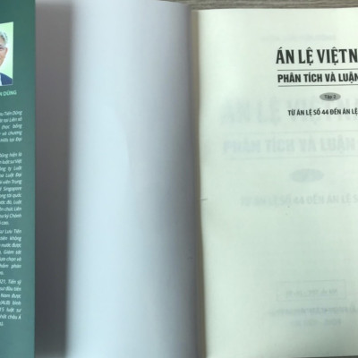 Án lệ Việt Nam – Phân tích và luận giải (Tập 2: từ án lệ 44 đến án lệ 70) – tái bản lần thứ nhất
