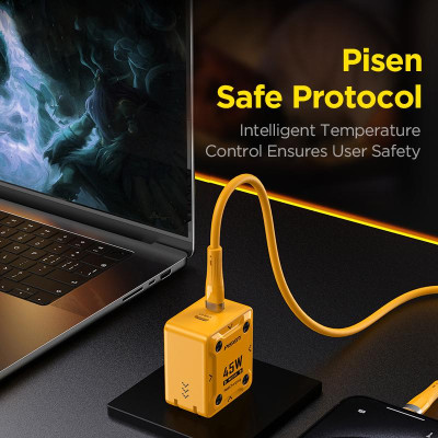 Sạc Nhanh Pisen Quick - Mecha 45W GaNUltra 2C