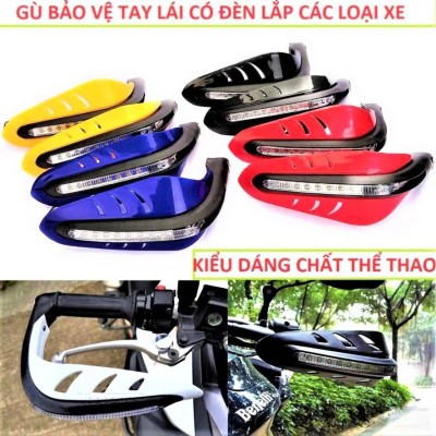 Gù Chống Đổ Có Đèn Thể Thao – Bảo Vệ Tay Thắng Xe Máy, Mẫu Mới Siêu Hot