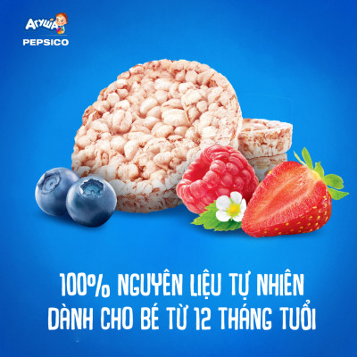 Combo 4 gói Bánh ăn dặm Agusha các vị hoa quả (30g/gói) dành cho bé từ 12 tháng trở lên