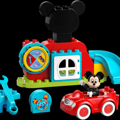Đồ Chơi Lắp Ráp Nhà Câu Lạc Bộ Mickey Mouse và Xe Hơi - Mickey Mouse Clubhouse And Car - Lego Duplo 10454 (27 Mảnh Ghép)