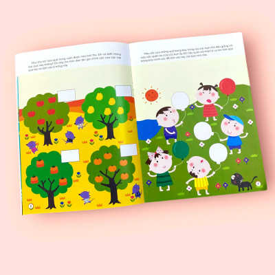 Sticker thần kỳ phát triển IQ-EQ-CQ 2-4 tuổi