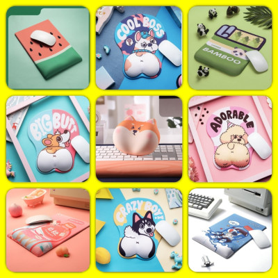 Miếng Lót Chuột Có Đệm 3D Mouse Pad Shin Áo Đỏ – Hàng Nhập Khẩu