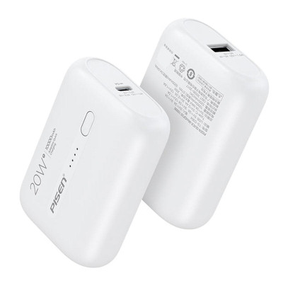 Sạc Dự Phòng Pisen Quick - Power Tiny 20W 10000mAh - Pisen TS-D304 - Màu Trắng