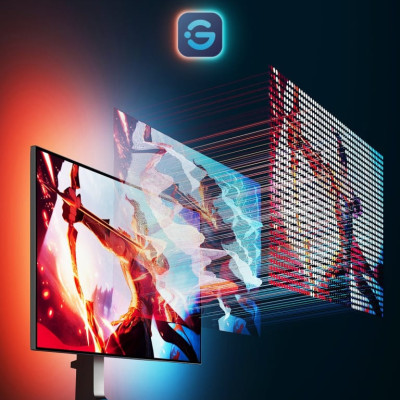 Dây đèn LED trang trí hỗ trợ trải nghiệm chơi game Govee Gaming Light Strip G1 H6609 | 27″- 34″ PCs