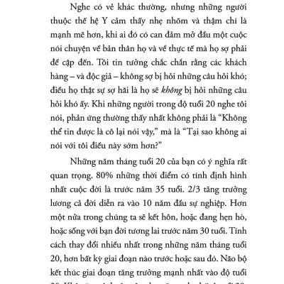 Tuổi 20 - Những Năm Tháng Quyết Định Cuộc Đời Bạn (Tái Bản 2018)