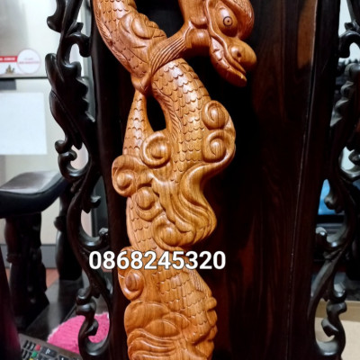 Gậy batoong dành cho người già bằng gỗ hương đá kt 13,5×4×9,1cm 