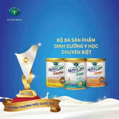 Sữa bột Nutricare Fine giúp tăng cường miễn dịch cho bệnh nhân ung thư (900g)