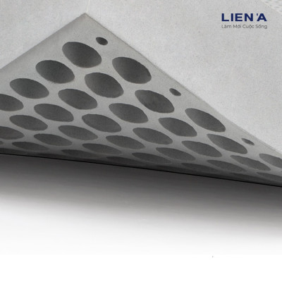 Đệm Cao Su Liên Á Ladome Grey Cao 10cm- Giường Đôi - Cao Su Thiên Nhiên 100%