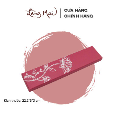 Hộp Đựng Trang Sức Hoa Sen Màu Bạc – Hộp Giấy Quà Tặng Vòng Tay Phong Thủy