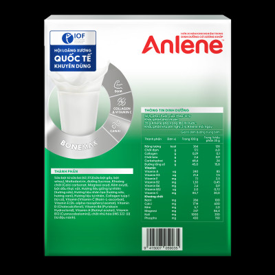 Combo 3 Sữa Bột Anlene Hương Vanilla (Hộp giấy 1200g)