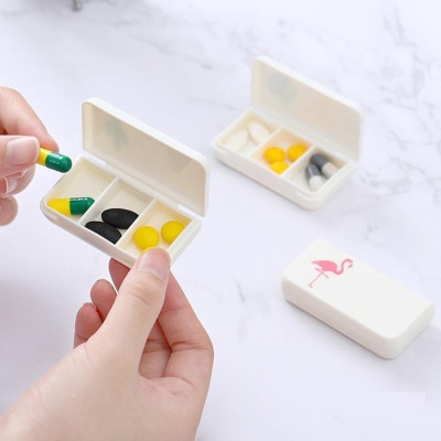 Hộp Đựng Thuốc Mini, Dùng Hàng Ngày, Tiện Dụng, An Toàn, Nhỏ Gọn Mang Theo Túi Quần Và Túi Xách, Tiện Ích Trong Gia Đình. TakyHome 7122