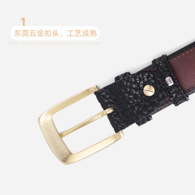 Thắt lưng nam DA BÒ THẬT - BEE GEE N8010