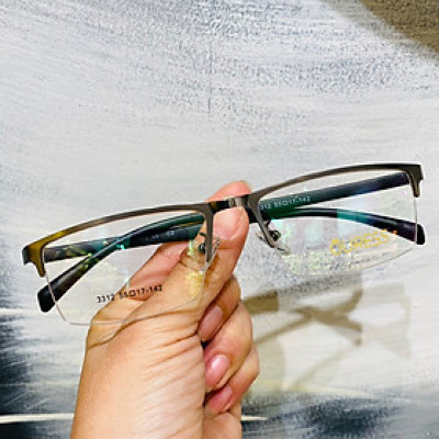 Gọng kính cận 3312 hợp kim cước OURESS thời trang nam nữ siêu bền