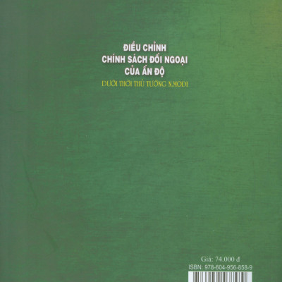 Điều Chỉnh Chính Sách Đối Ngoại Của Ấn Độ Dưới Thời Thủ Tướng N.Modi