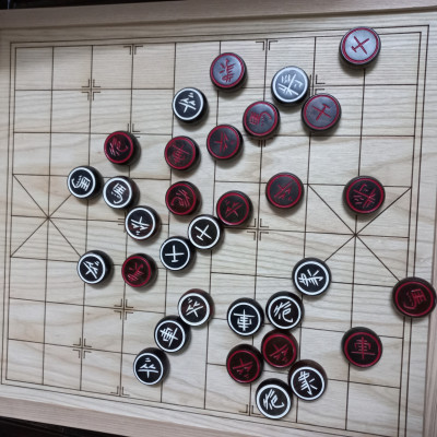 Bàn cờ tướng gỗ thông không quân giá rẻ