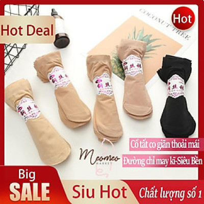 Combo 10 đôi Tất Giấy Nữ Ngắn siêu dai da chân
