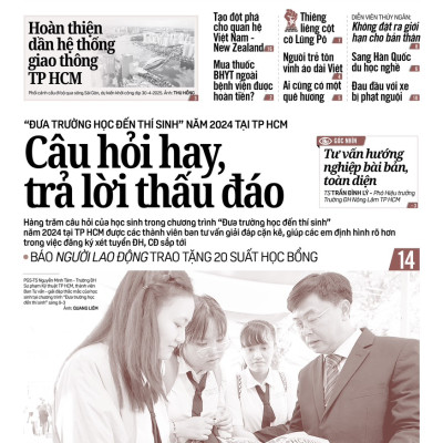 Nhật báo Người Lao Động từ ngày 04-02-2024 đến 10-03-2024